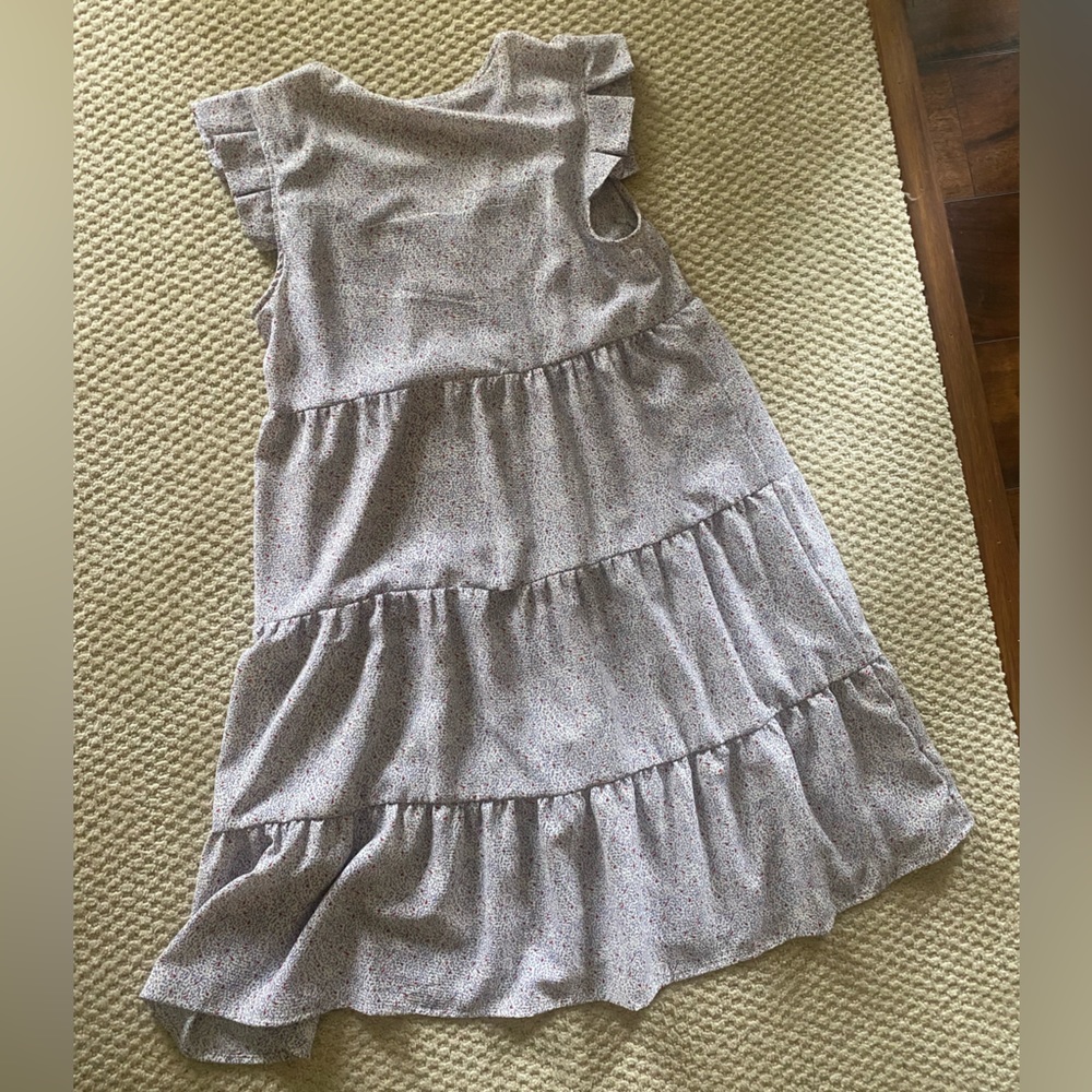 NEW Monteau Dress with cute print and ruffle detail